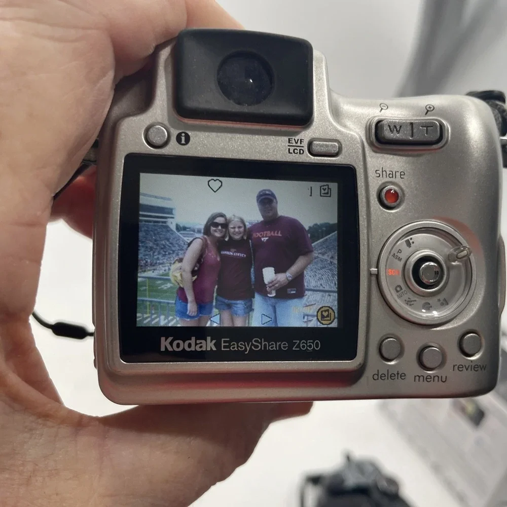 Kodak EasyShare Z650 6MP Digital Camera 10x Zoom+Battery+SD Car-TESTED